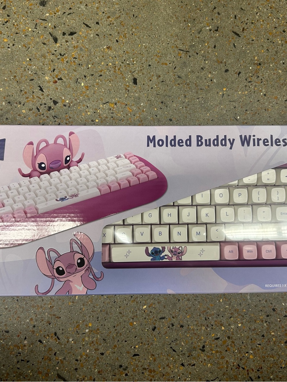 Disney stitch molded buddy wireless keyboard
